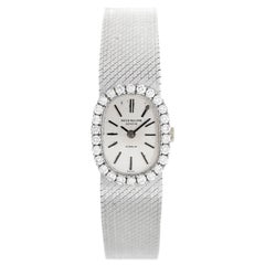 Patek Philippe Ladies White Gold Diamond Dress Wristwatch Ref 3377/1