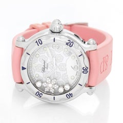 Chopard Ladies Stainless Steel Happy Sport Quartz Wristwatch