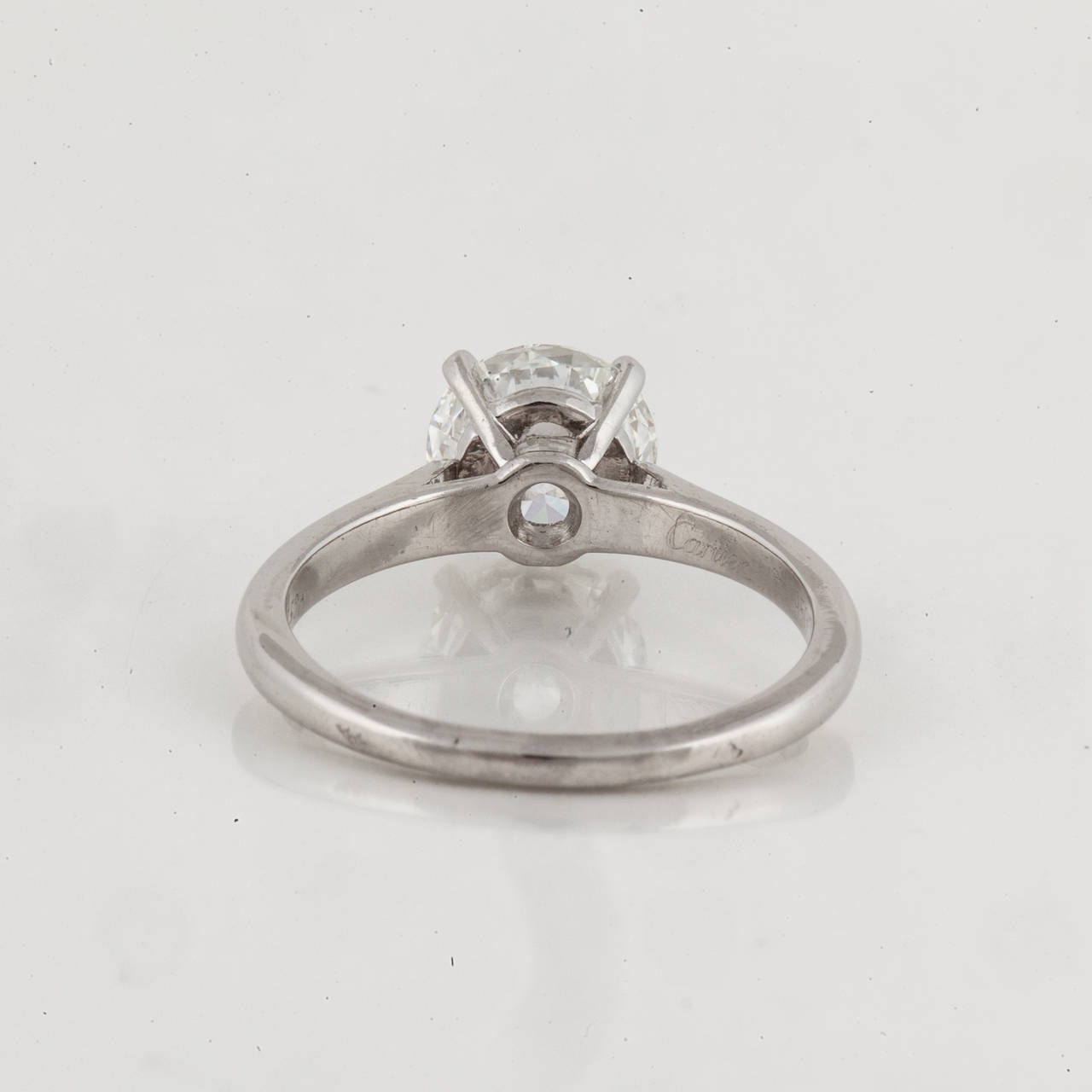 Cartier GIA Certified 1.67 Carat Solitaire Ring at 1stDibs | cartier ...