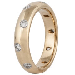 Tiffany 'Etoile' Diamond Band in 18K Gold and Platinum