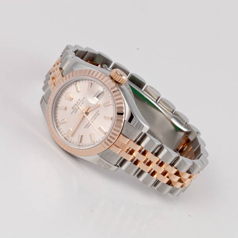 rolex rose gold oyster perpetual datejust