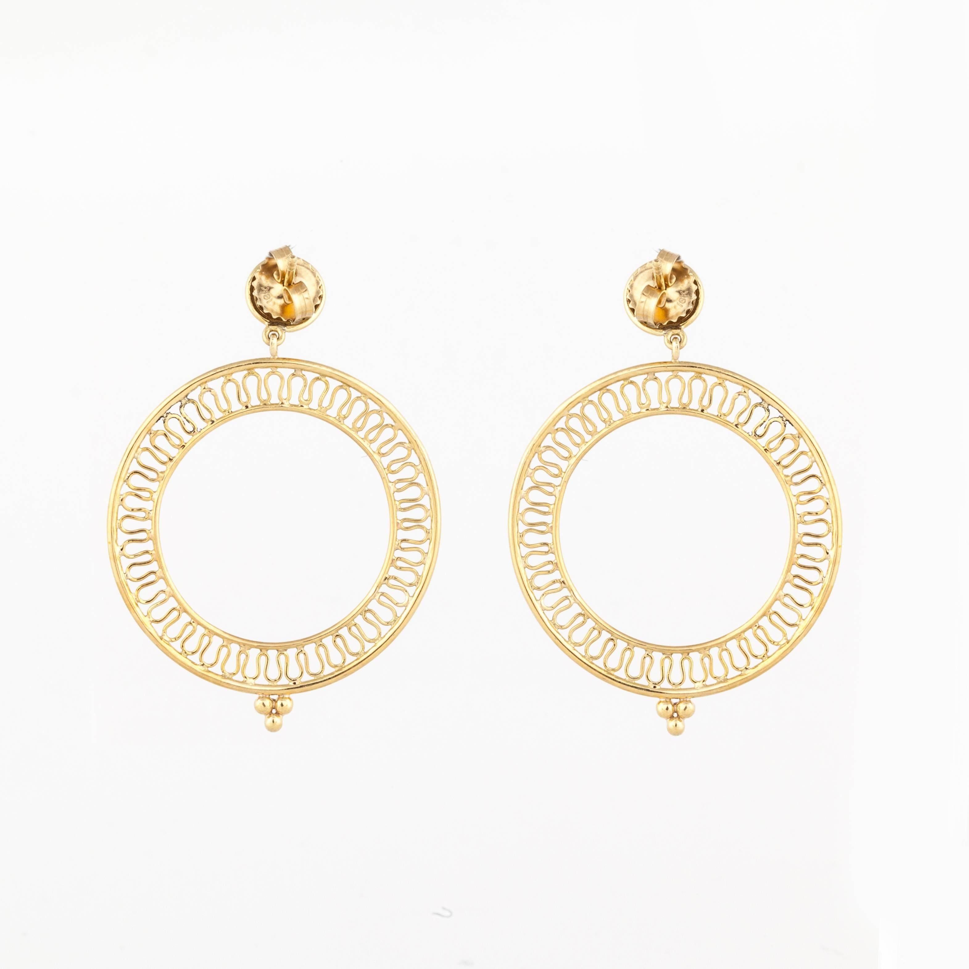 Temple St. Clair Dangle Earrings In Excellent Condition In Houston, TX