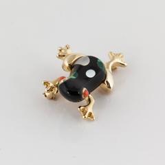 Asch Grossbardt - Broche grenouille 14K