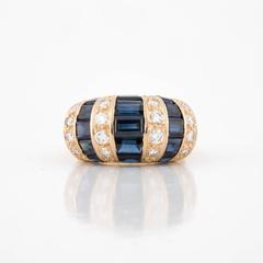 Oscar Heyman Bros. Sapphire and Diamond Ring in 18K Gold