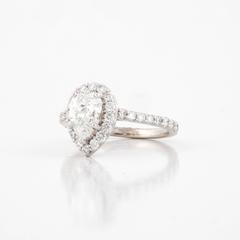 Ritani Pear Shaped Diamond Engagement Ring