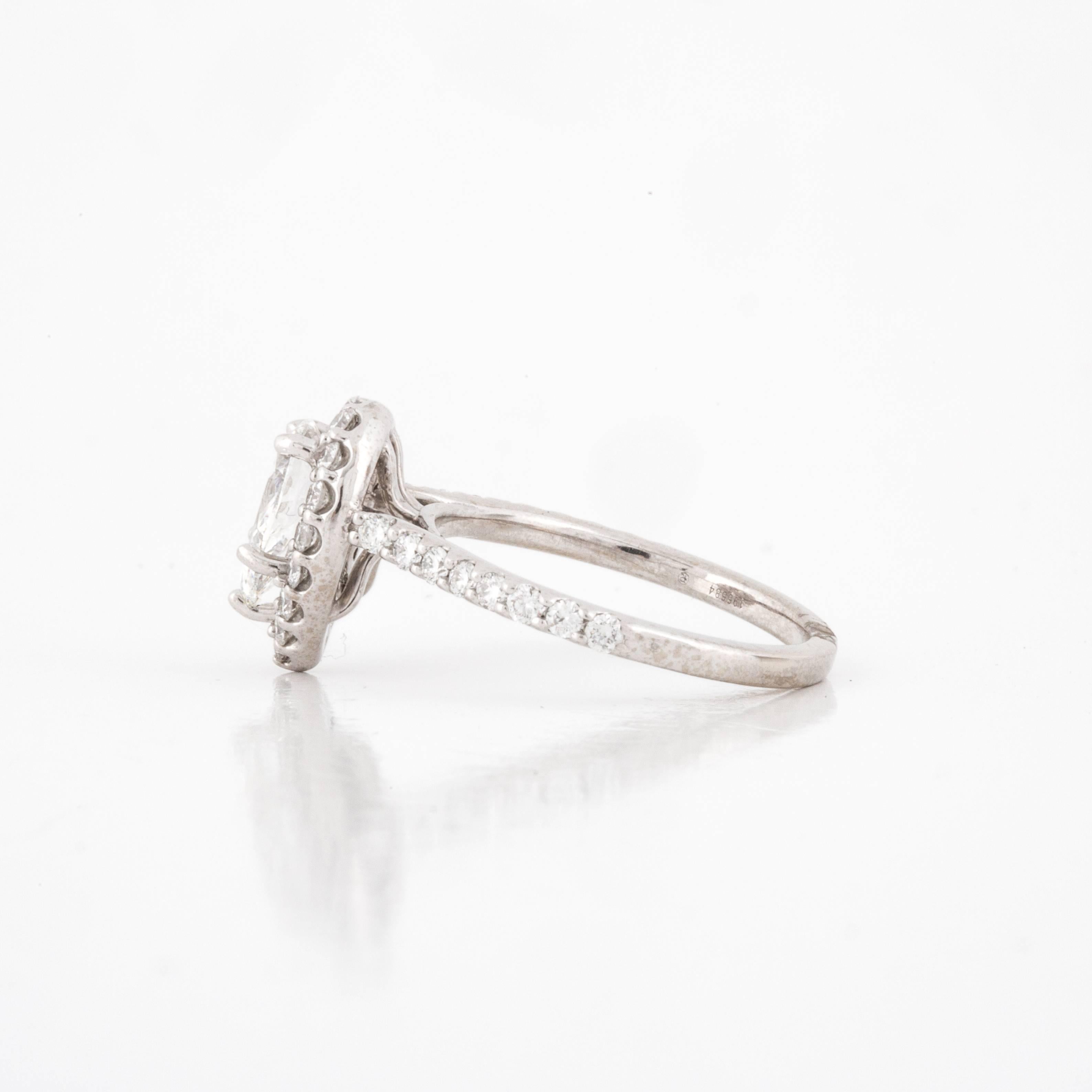 Pear Cut Ritani Pear Shaped Diamond Engagement Ring