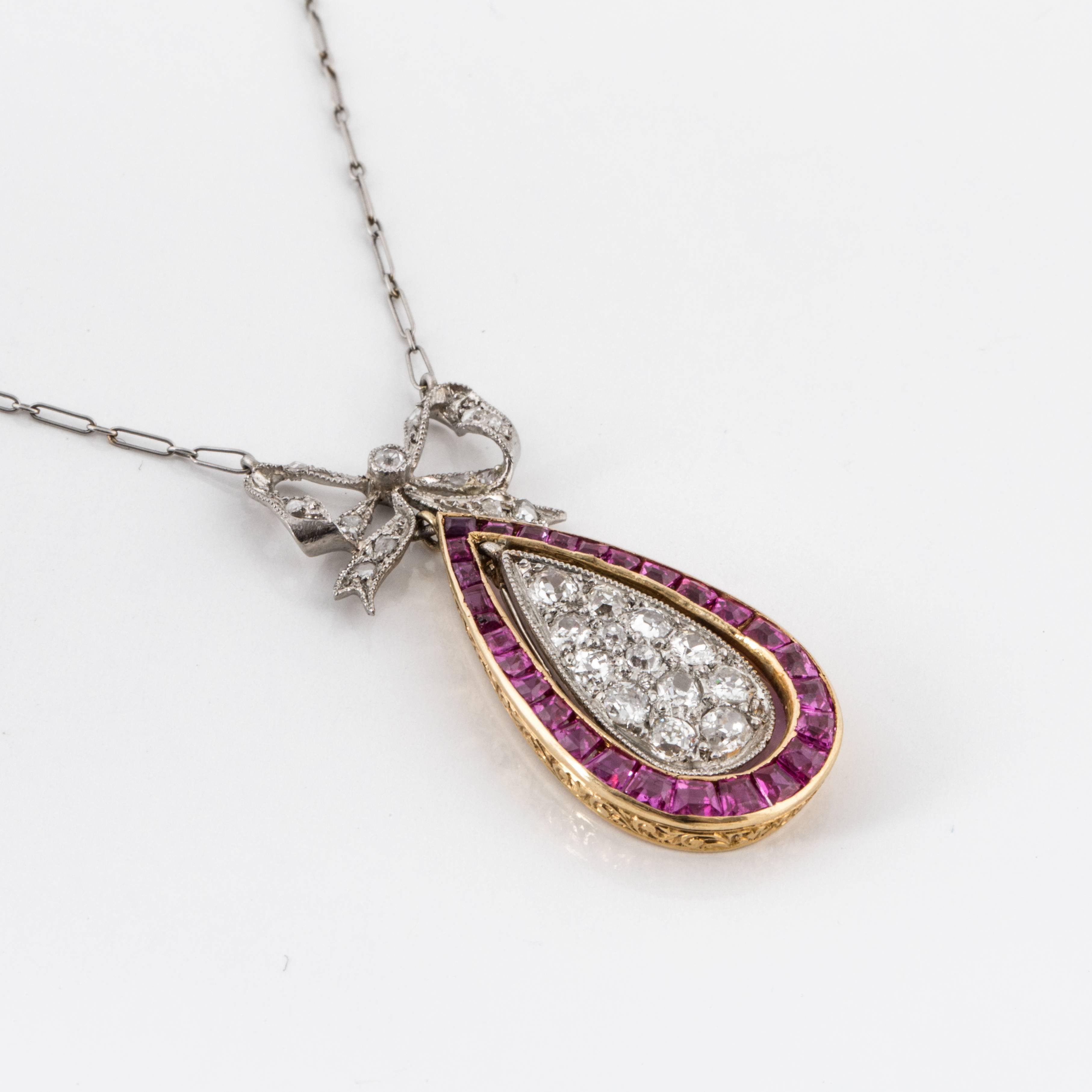 belle epoque heart necklace