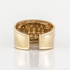 David Webb 18 Karat Turtle Cuff Bracelet