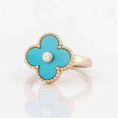 Van Cleef & Arpels Alhambra Turquoise Ring