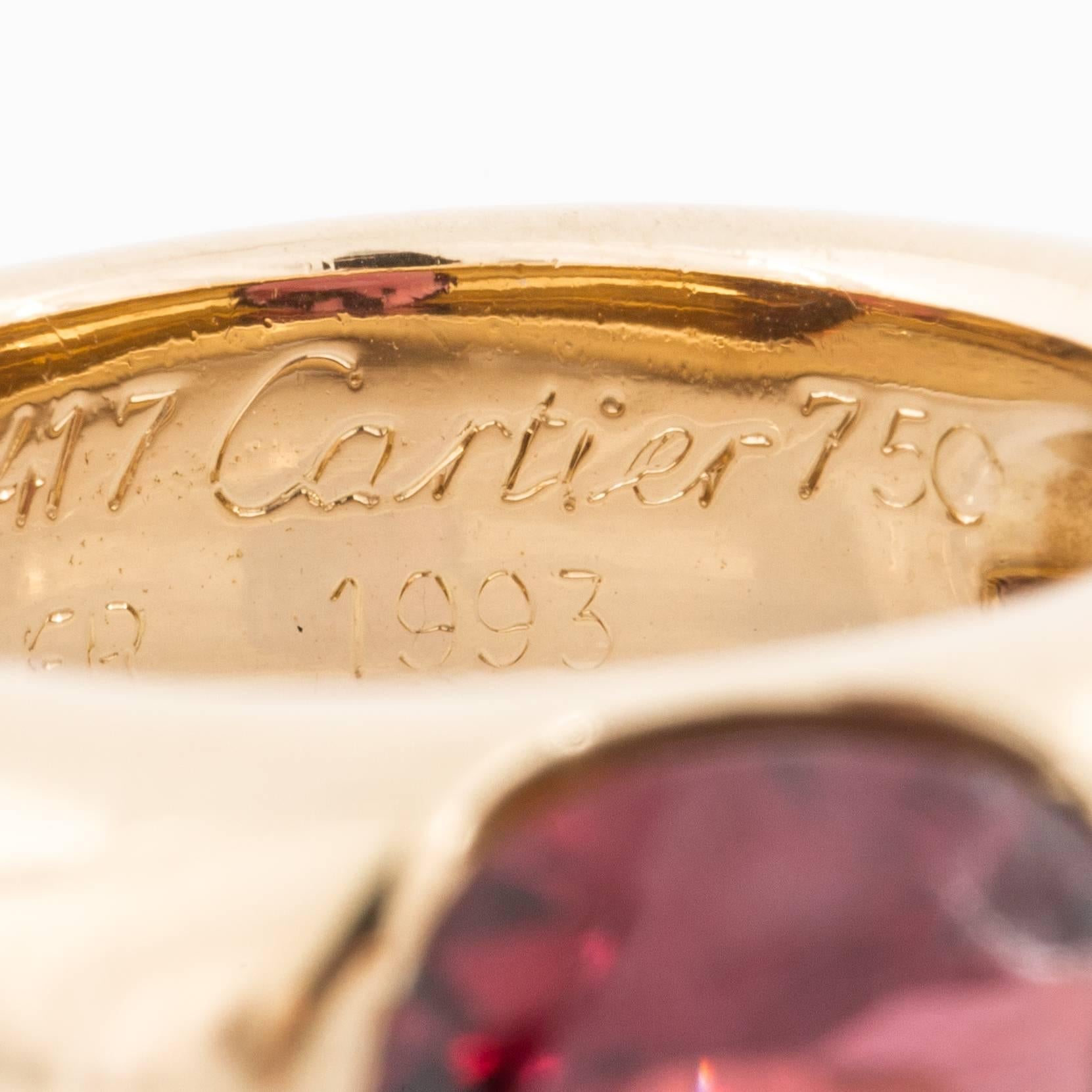 Cartier Garnet Ring 1