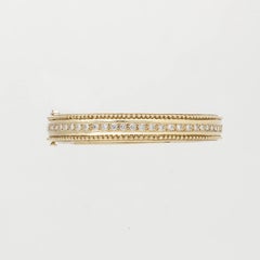 Doris Panos Diamond Bangle in 18K Gold