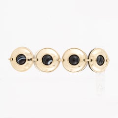 Tiffany & Co. Paloma Picasso Agate Silver and 18K Gold Bracelet