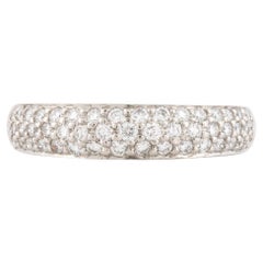 Vintage Pavé Diamond Band in Platinum