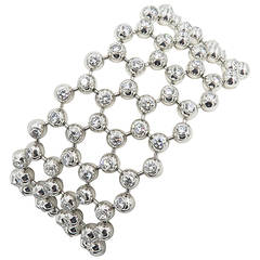 Cartier Diamond Gold "Perles de Diamants" Bracelet