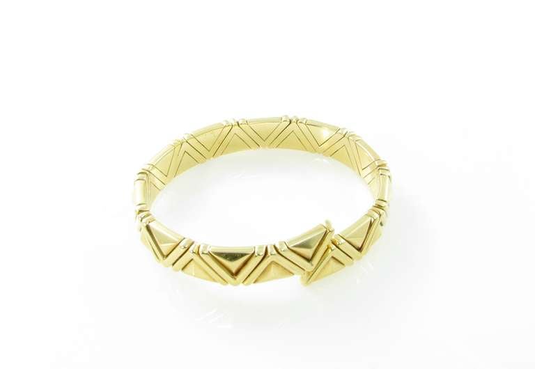 Bulgari Yellow Gold Cuff Bracelet 1