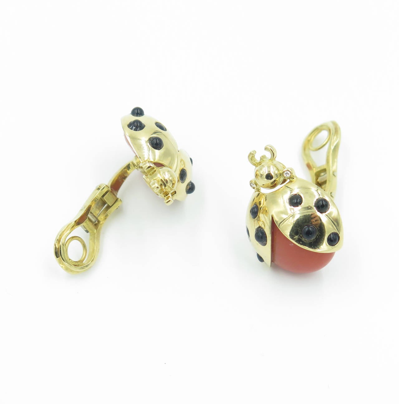 van cleef ladybug earrings