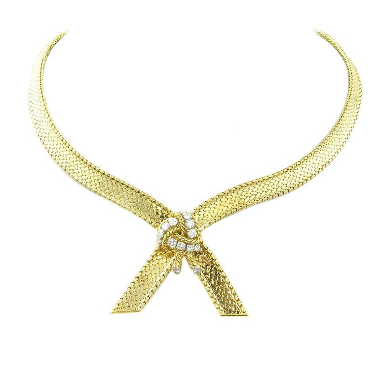 Mauboussin Chic Diamond Gold Necklace