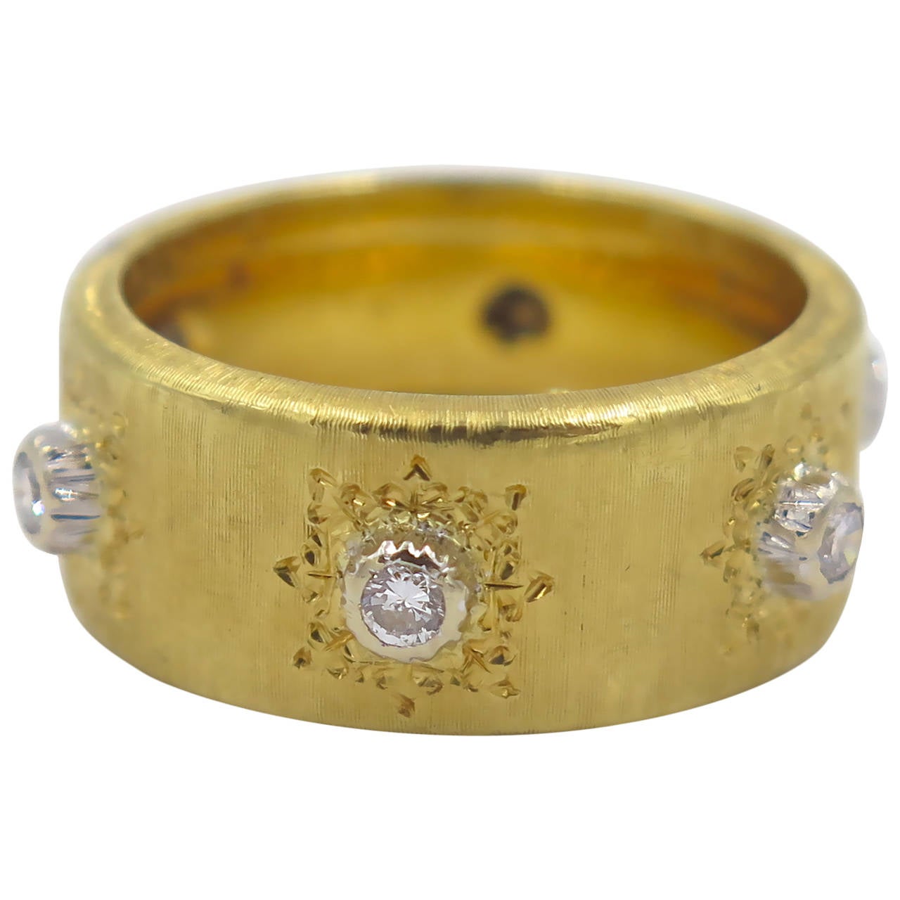 Buccellati Diamond Gold "Classica" Ring