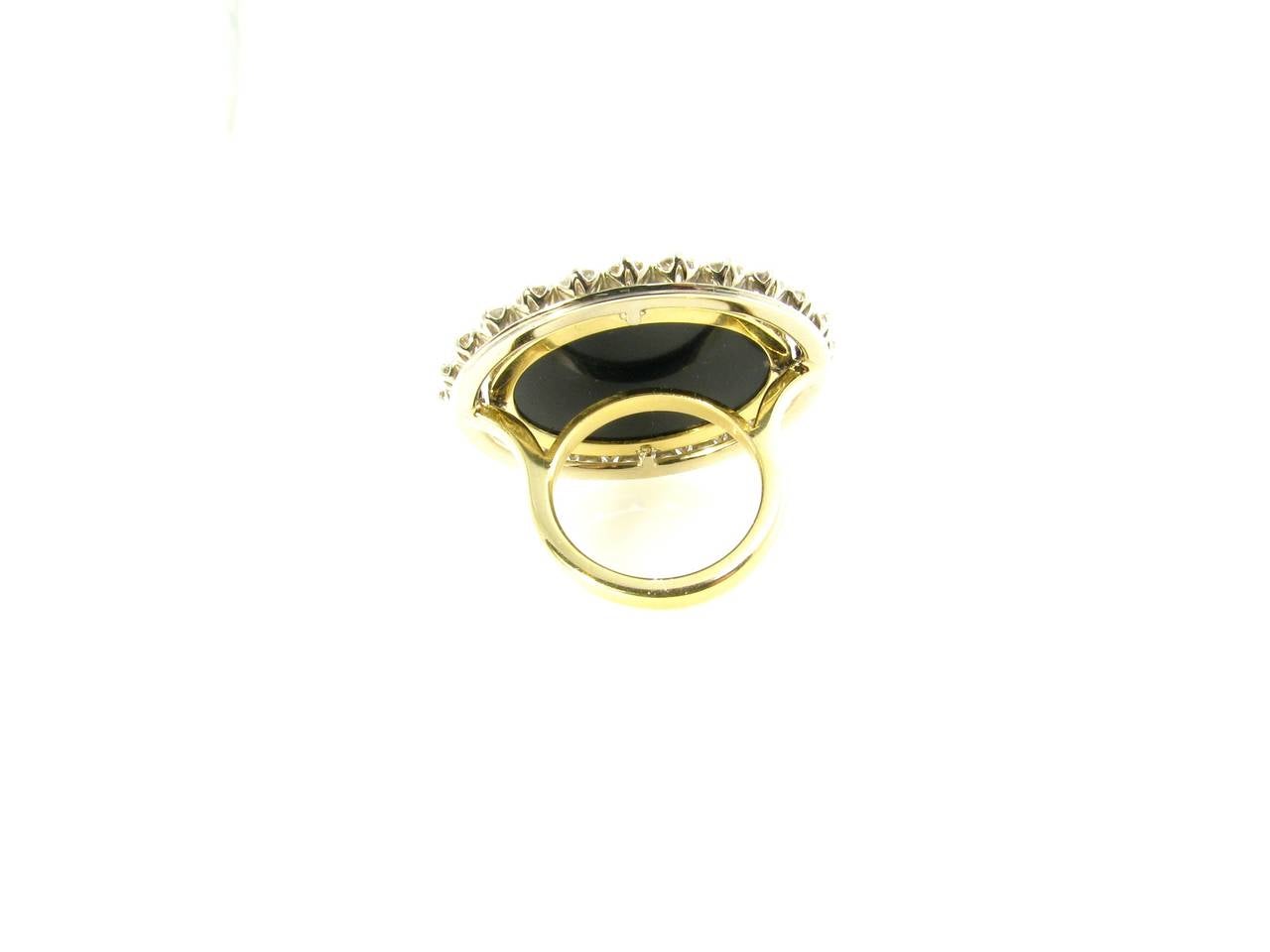 A Gorgeous Antique Micromosaic Diamond Gold Ring 1