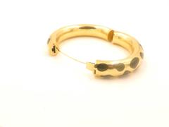 Tiffany & Co. Black Jade Inlay Bangle Bracelet.