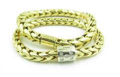 Pomellato Pair of Diamond Gold Bracelets.