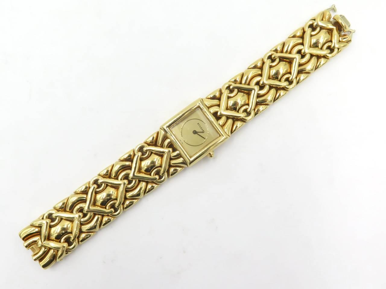 Bulgari Ladies Yellow Gold Trika Quartz Wristwatch 1