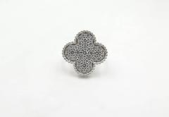 Van Cleef & Arpels Diamond White Gold Magic Alhambra Ring