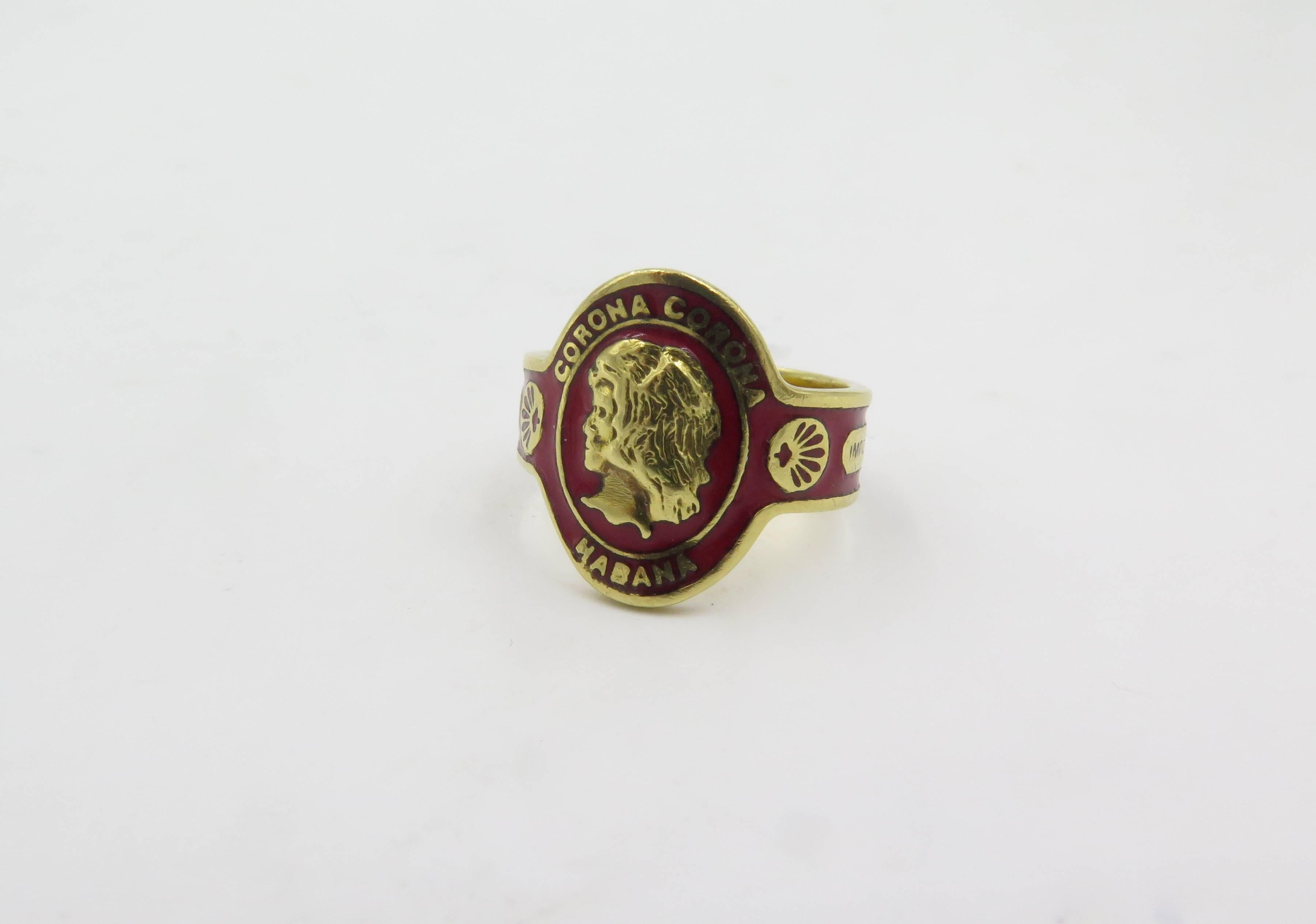 cigar band ring cartier