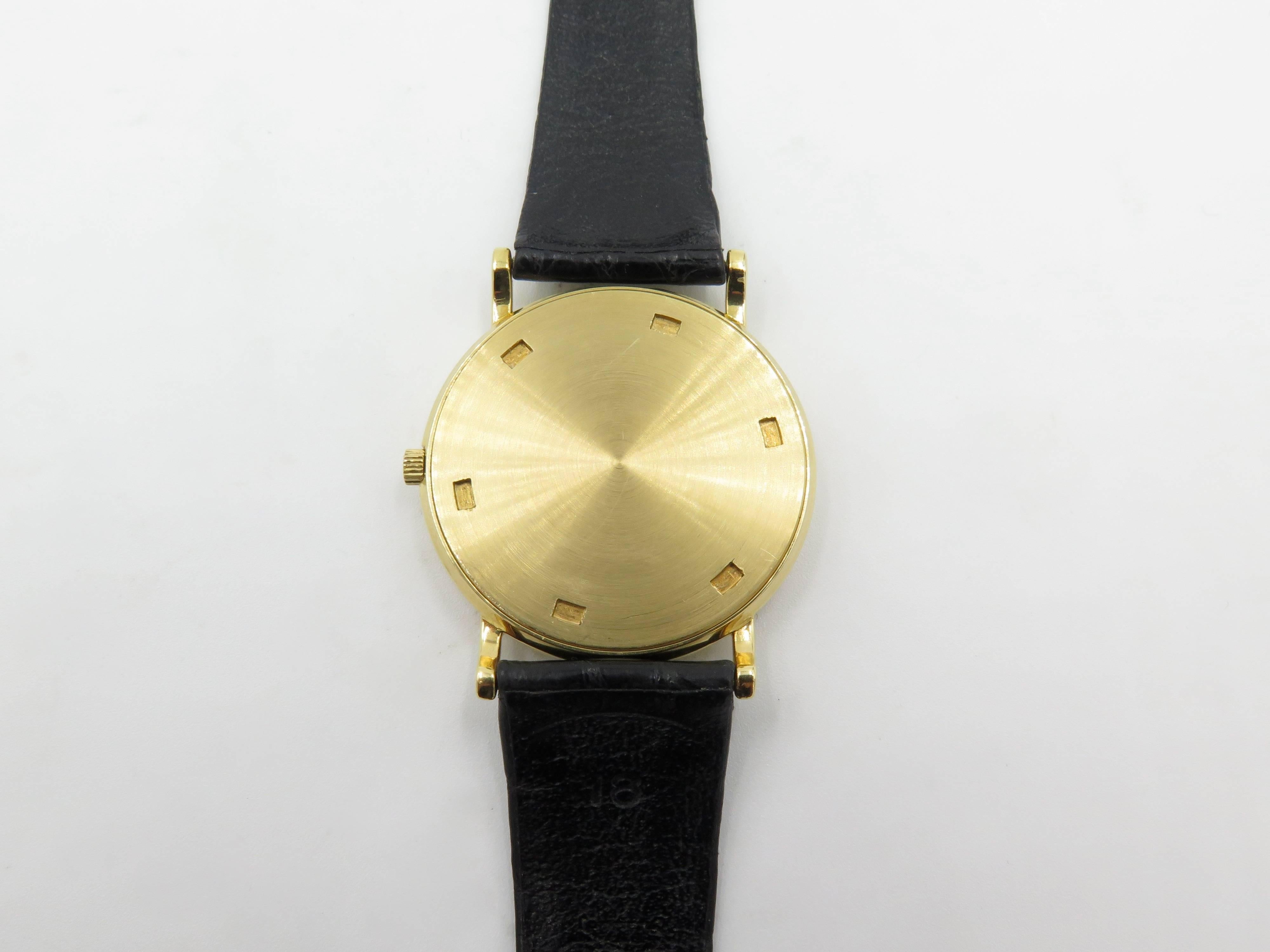 Patek Philippe Yellow Gold Hobnail Bezel Manual Wristwatch In Excellent Condition In New York, NY