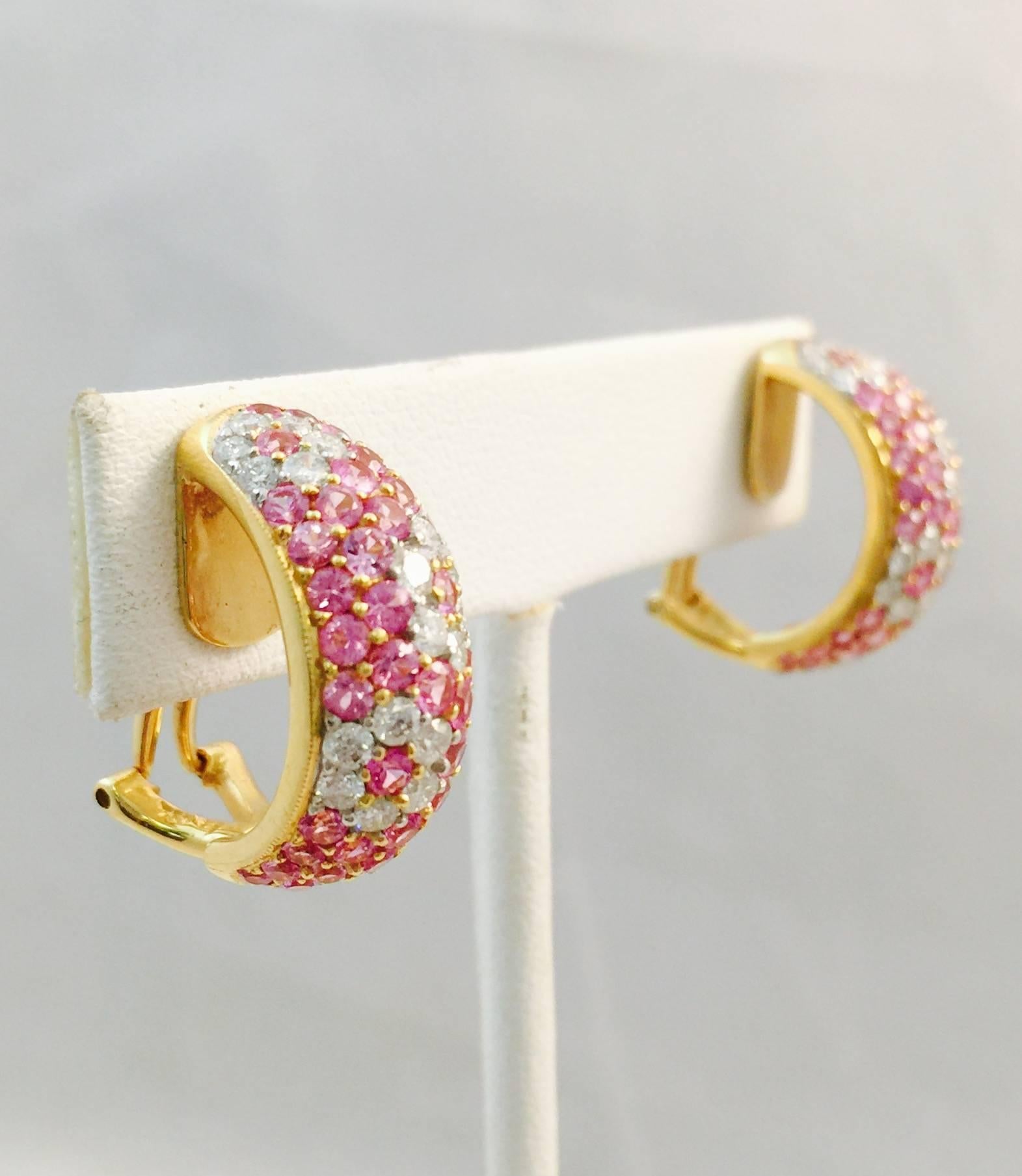 floral design earrings