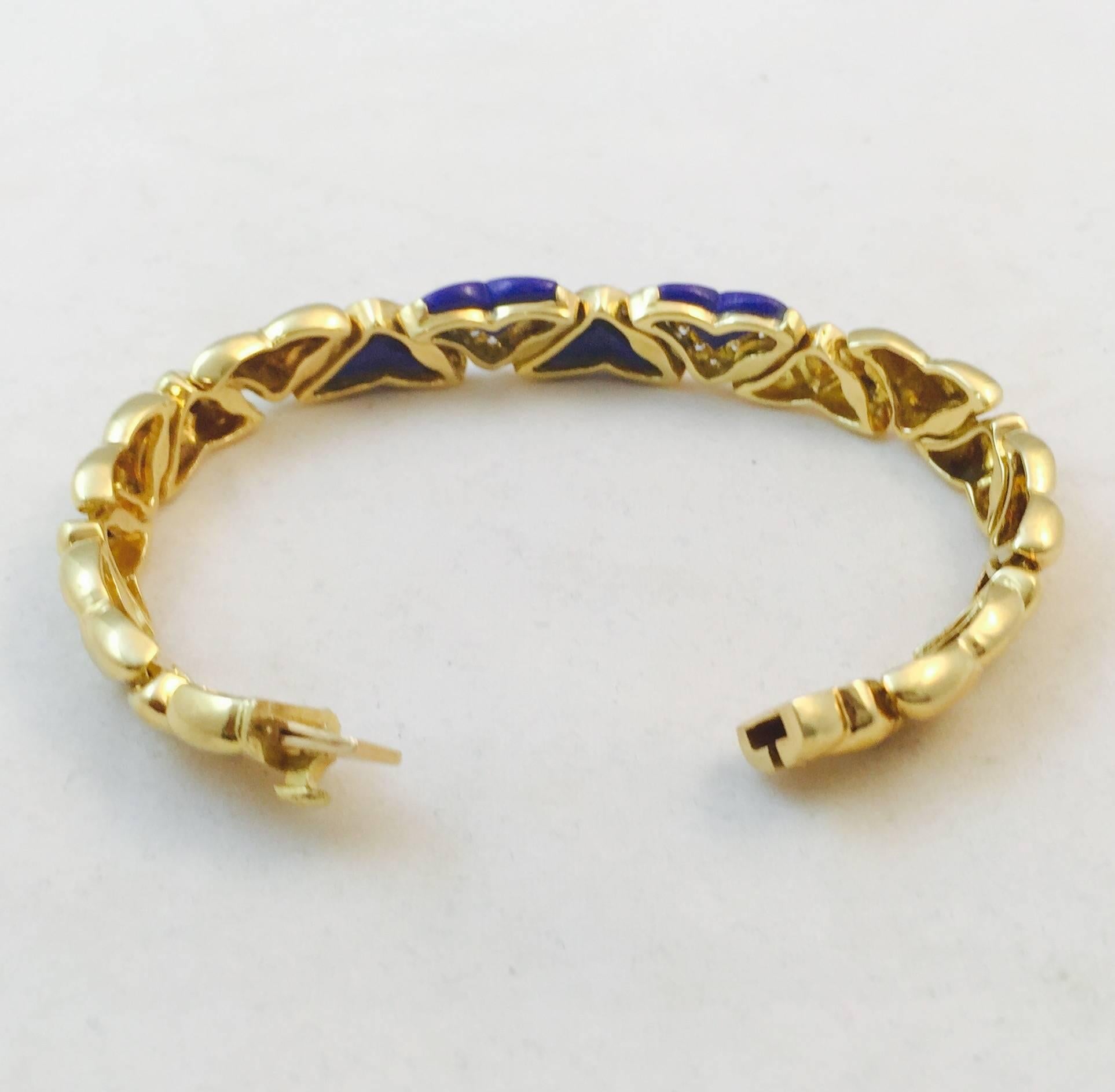 Since 1936, Fred of Paris has been adorning ladies world wide.  His most famous piece was featured in a scene with Julia Roberts in Pretty Woman!  Grace Kelly was a fan!  Meticulously crafted in 18K yellow gold, this stunning bracelet features heart