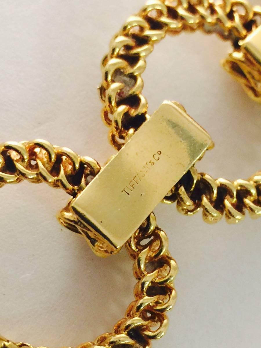 1960s Tiffany & Co. France Gold Chain Link Bracelet In Excellent Condition For Sale In Palm Beach, FL