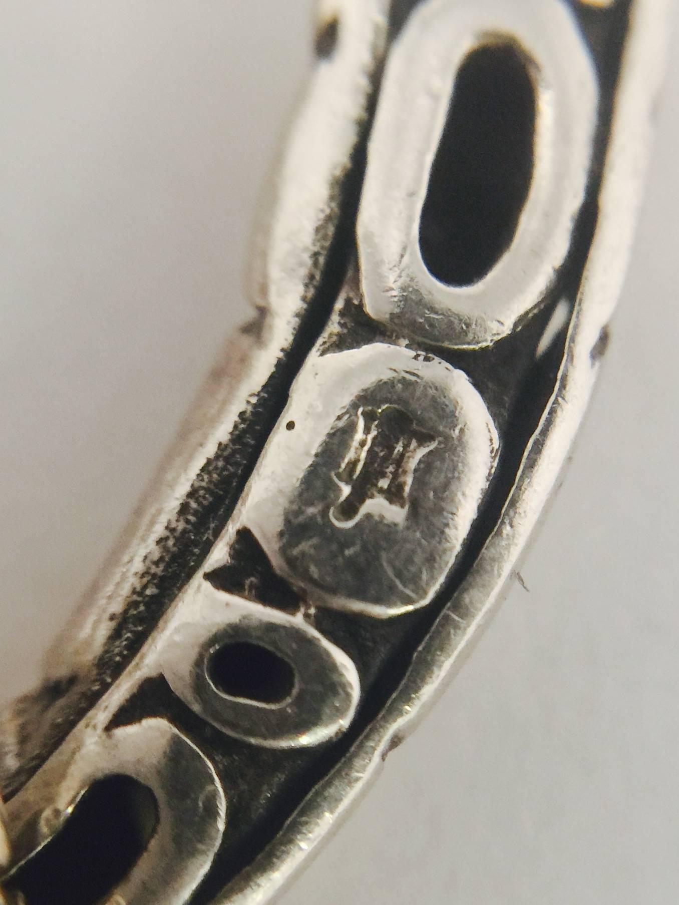 Contemporary Stunning John Hardy Kali Collection Sterling Silver Link Bracelet