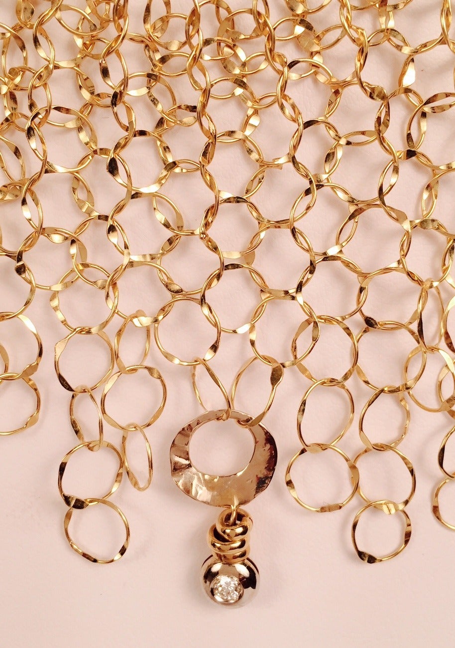 gold bib necklace
