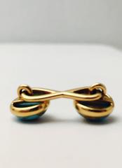 Tiffany & Co. Turquoise Gold Infinity Cufflinks