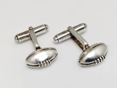 Tiffany & Co. Sterling Silver Rare Football Cufflinks