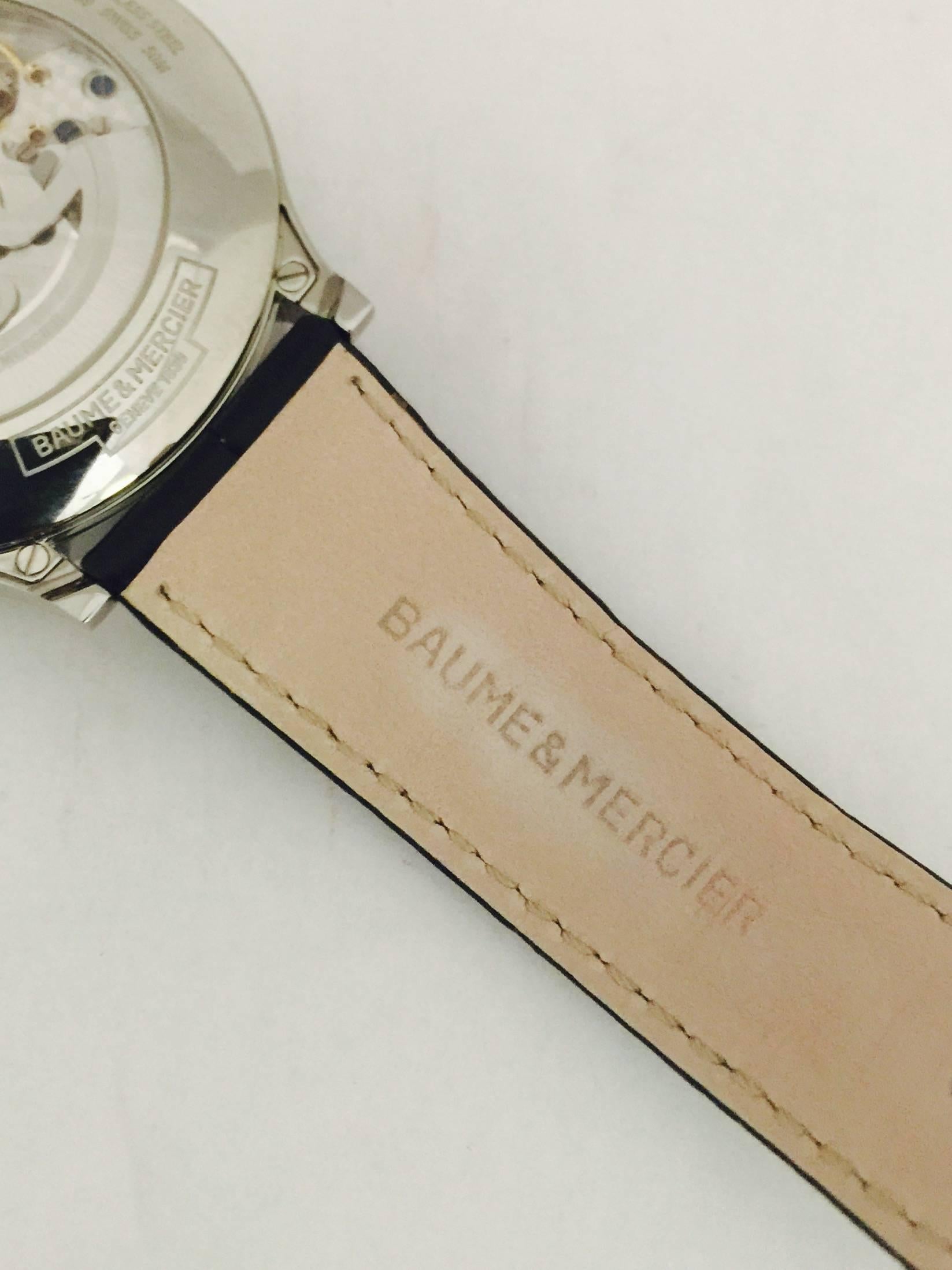 baume mercier chronograph automatic