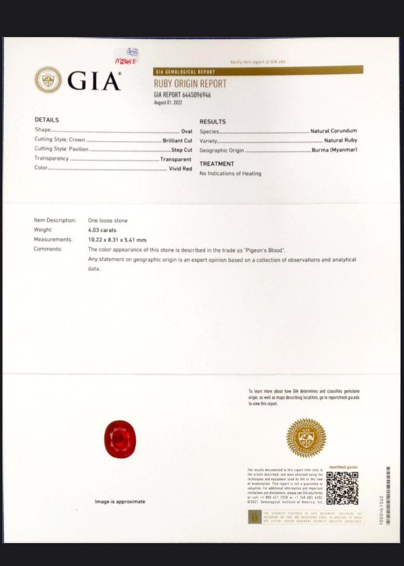 Orecchini con rubino di Birmania e diamanti certificati GIA da 8,14 carati in oro bianco 18 carati In condizioni Nuovo in vendita a Bangkok, TH