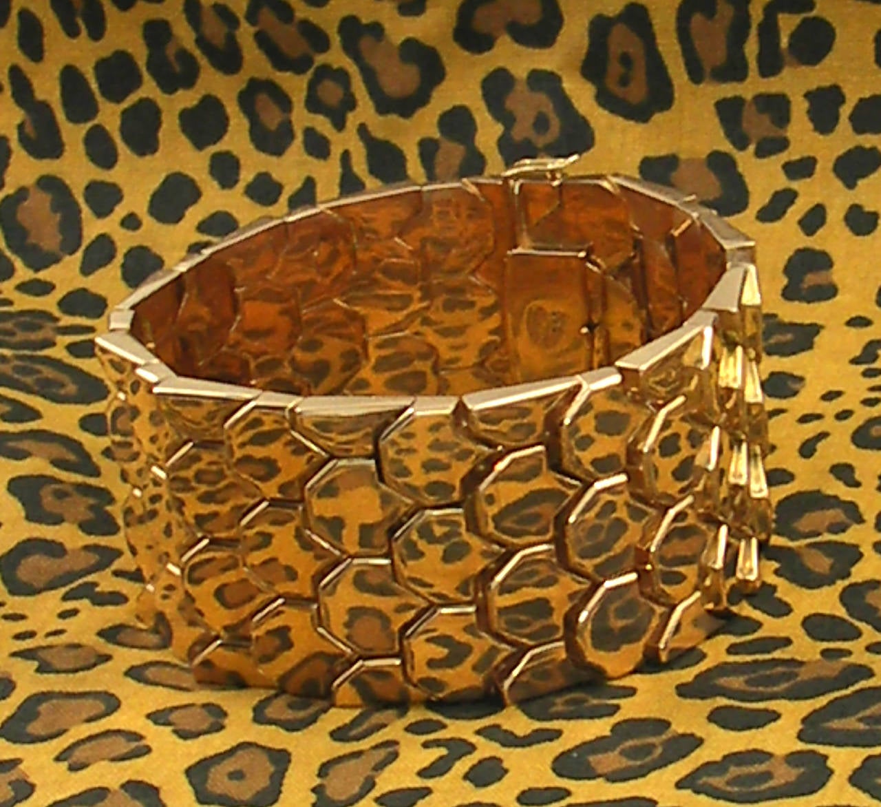 Mid-Century Rose Gold Bracelet 1