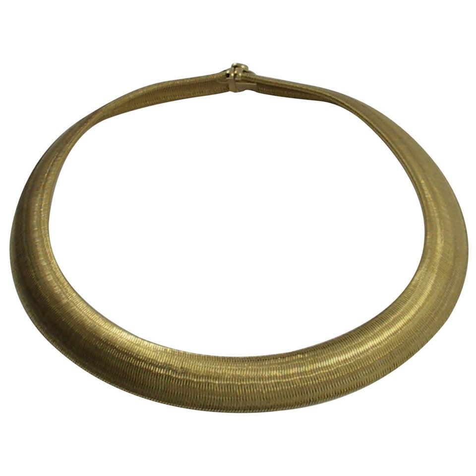 Roberto Coin Gold Choker Necklace
