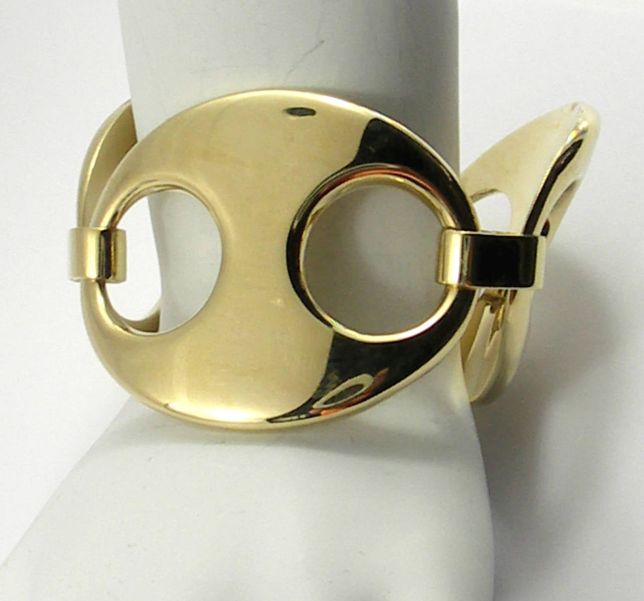 Women's Large Gold Nautical Link Bracelet