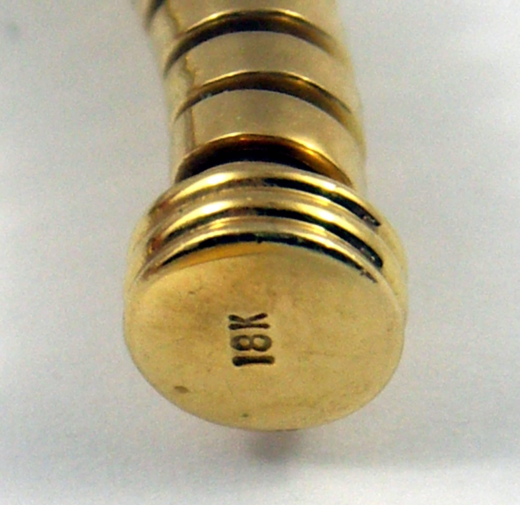 Gold Cuff Bracelet with Diamond Motifs 3