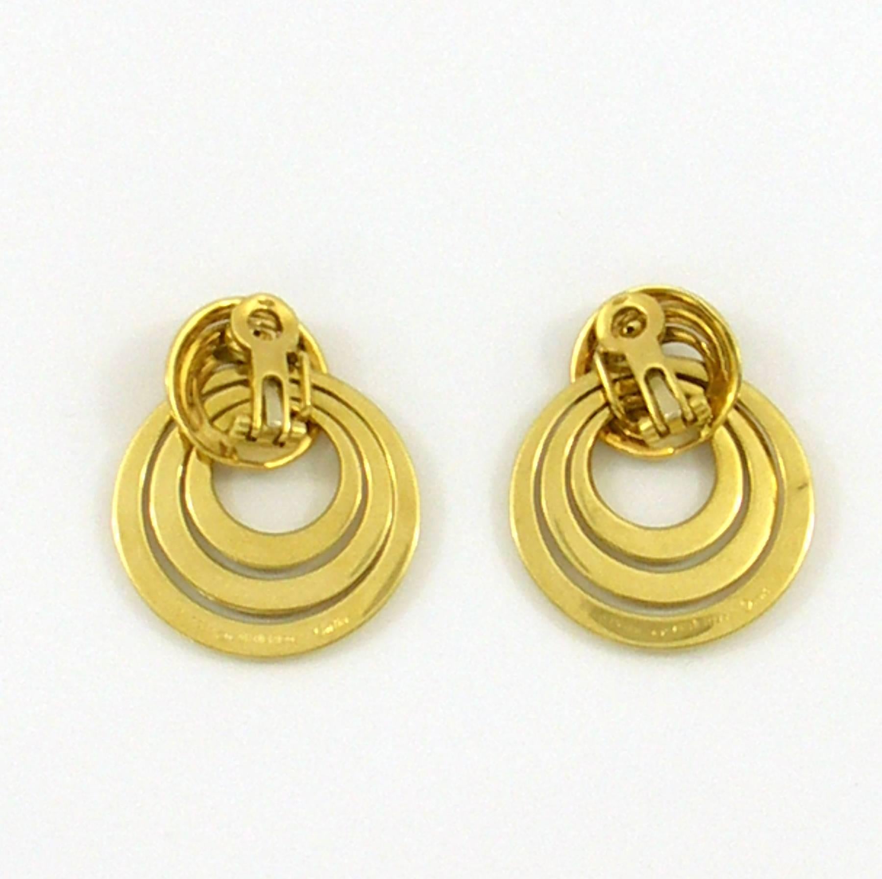 Women's Cartier Gold Spiral Earrings