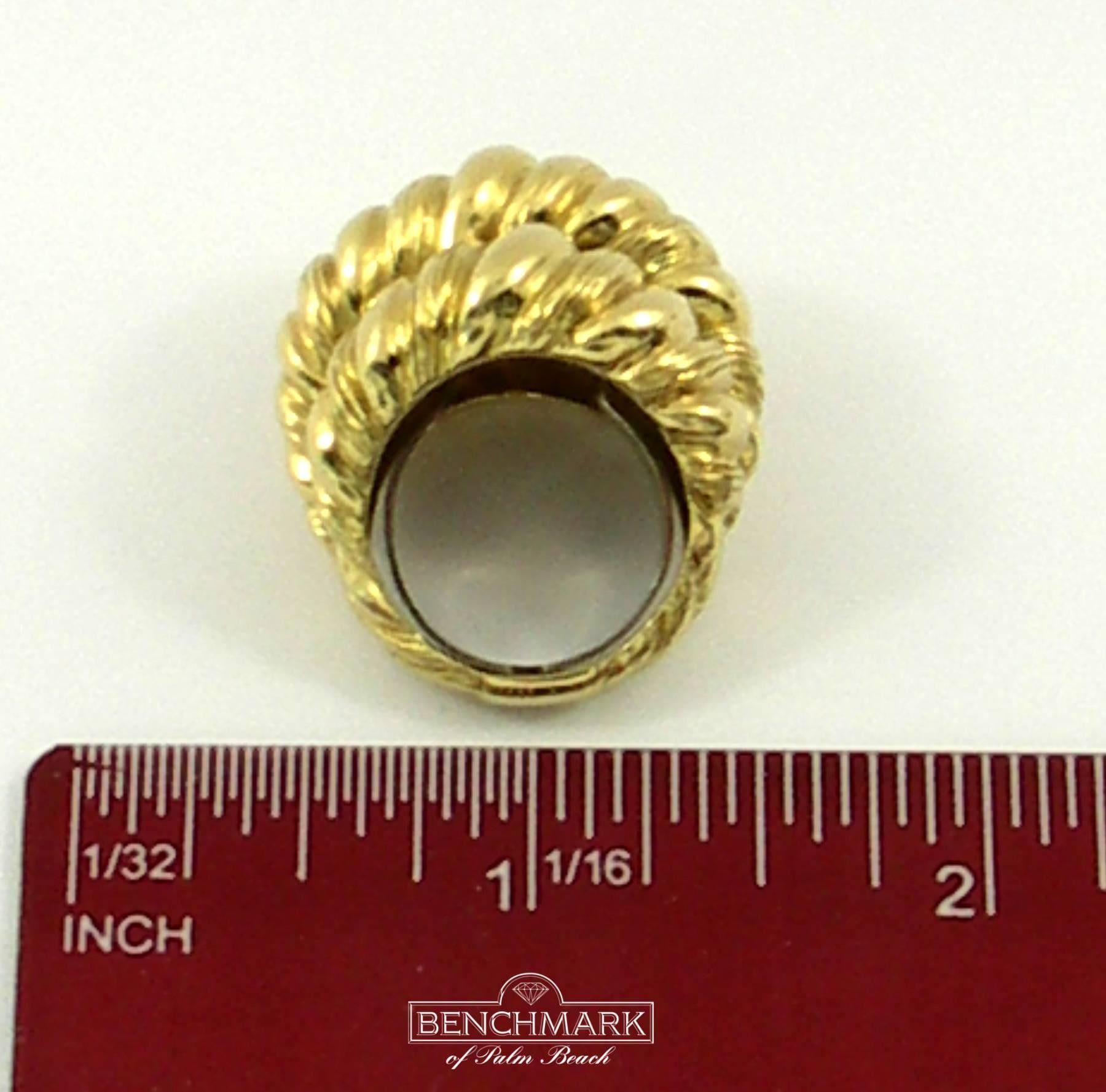 Hammerman Brothers Gold Rope Design Ring 2