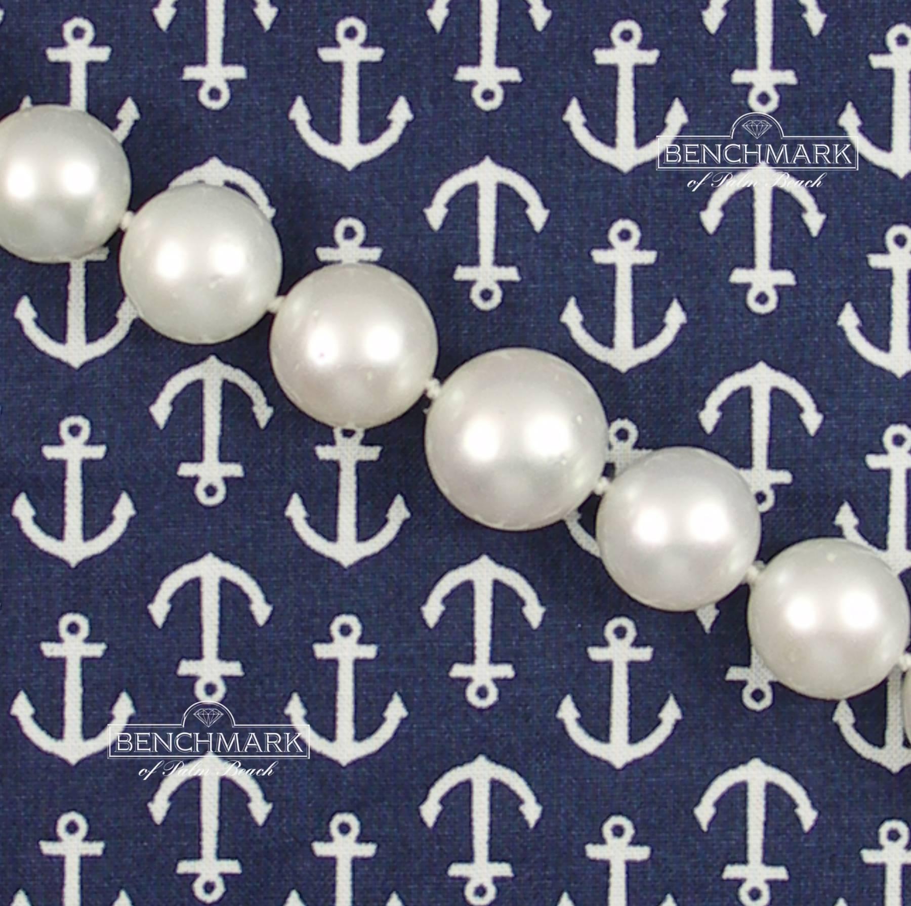 Brilliant Cut South Sea Pearl Necklace