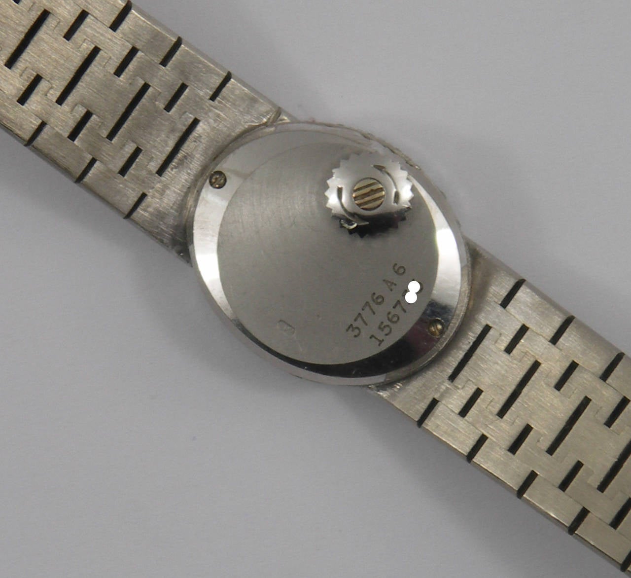 Women's Piaget Lady's White Gold Diamond Wristwatch