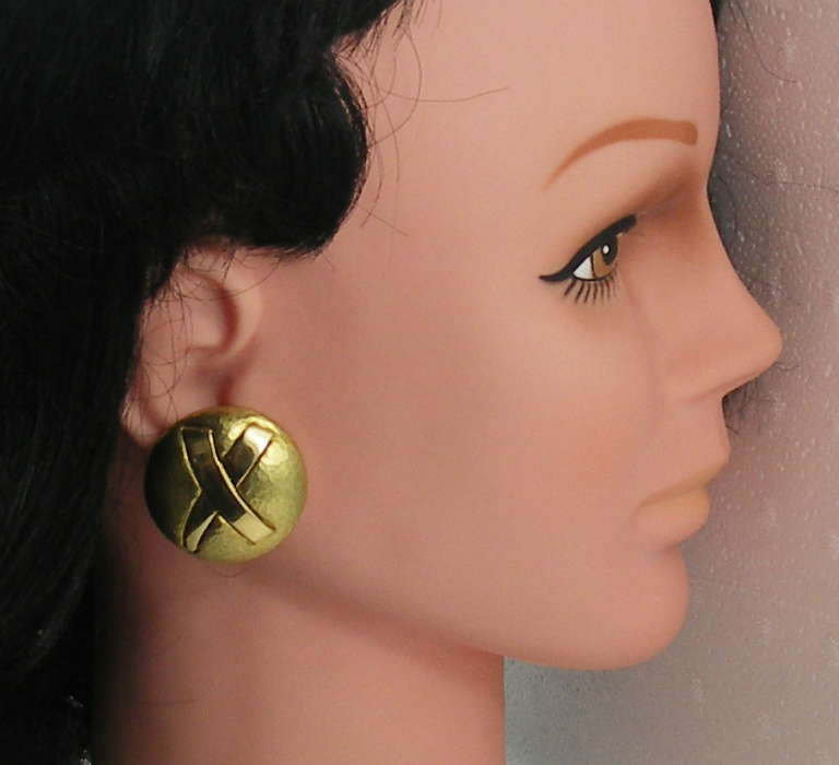 Women's Paloma Picasso for Tiffany & Co. Gold Disc Earrings
