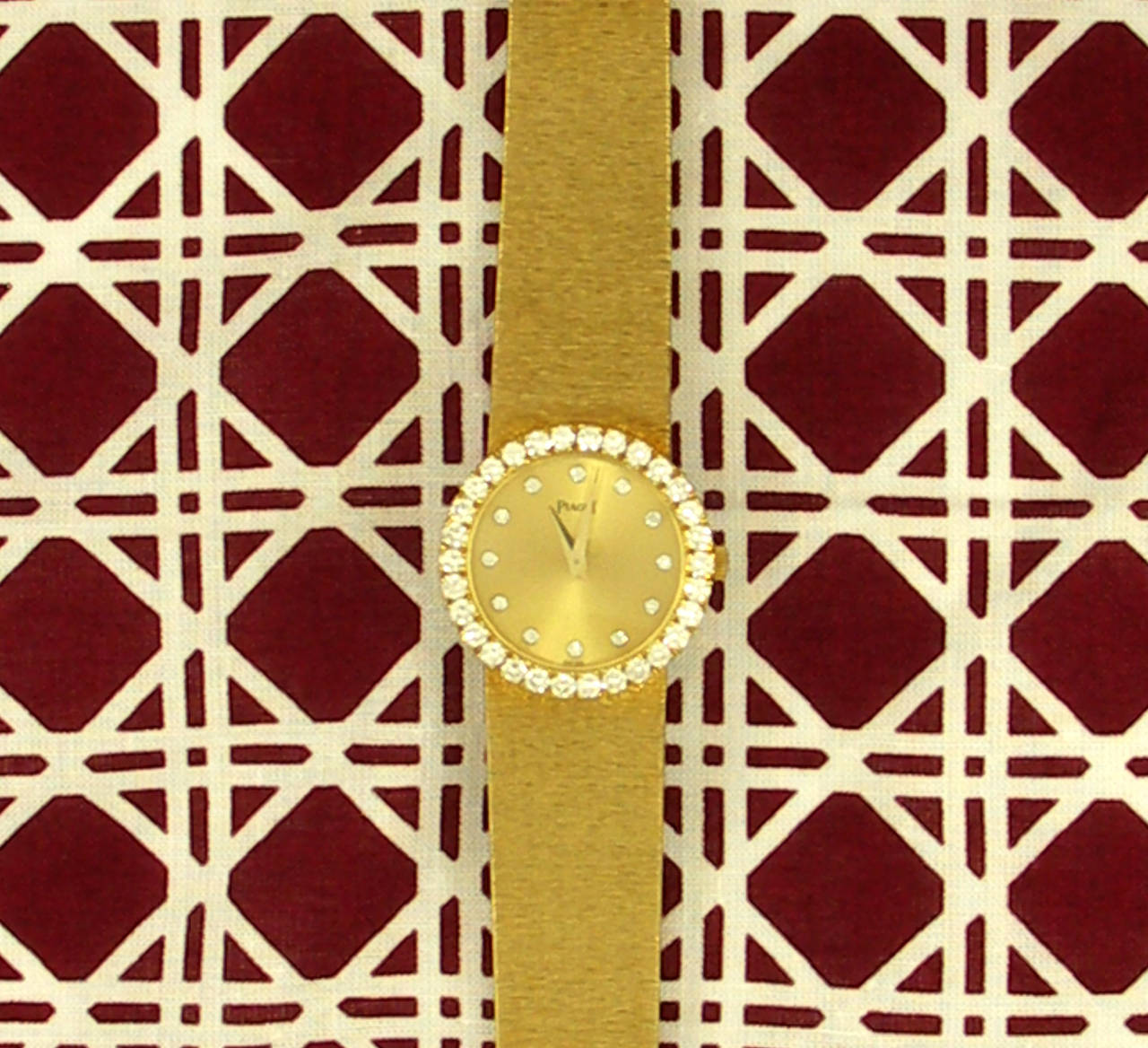 Women's Piaget Lady's Yellow Gold Diamond Wristwatch