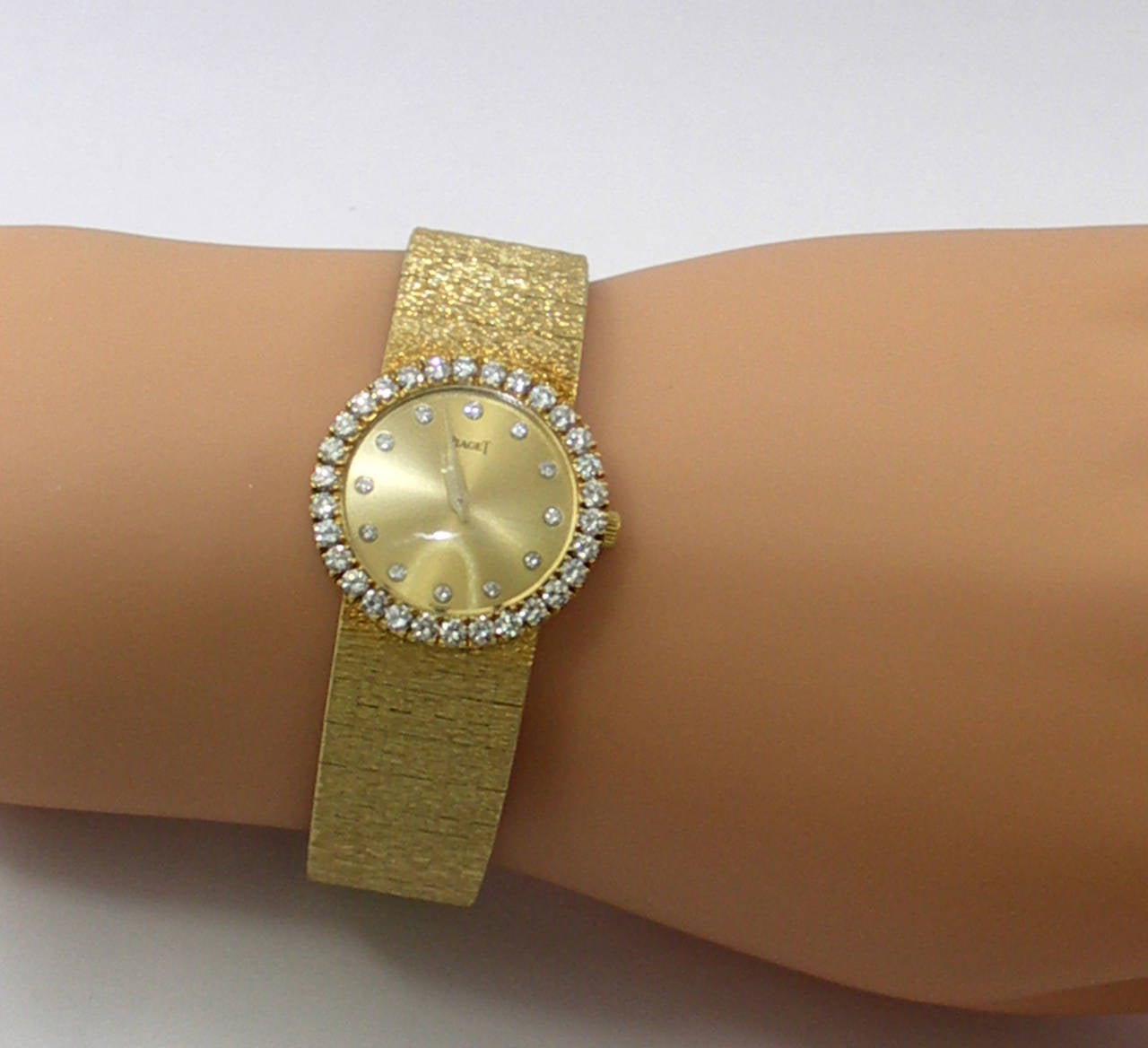 Piaget Lady's Yellow Gold Diamond Wristwatch 3