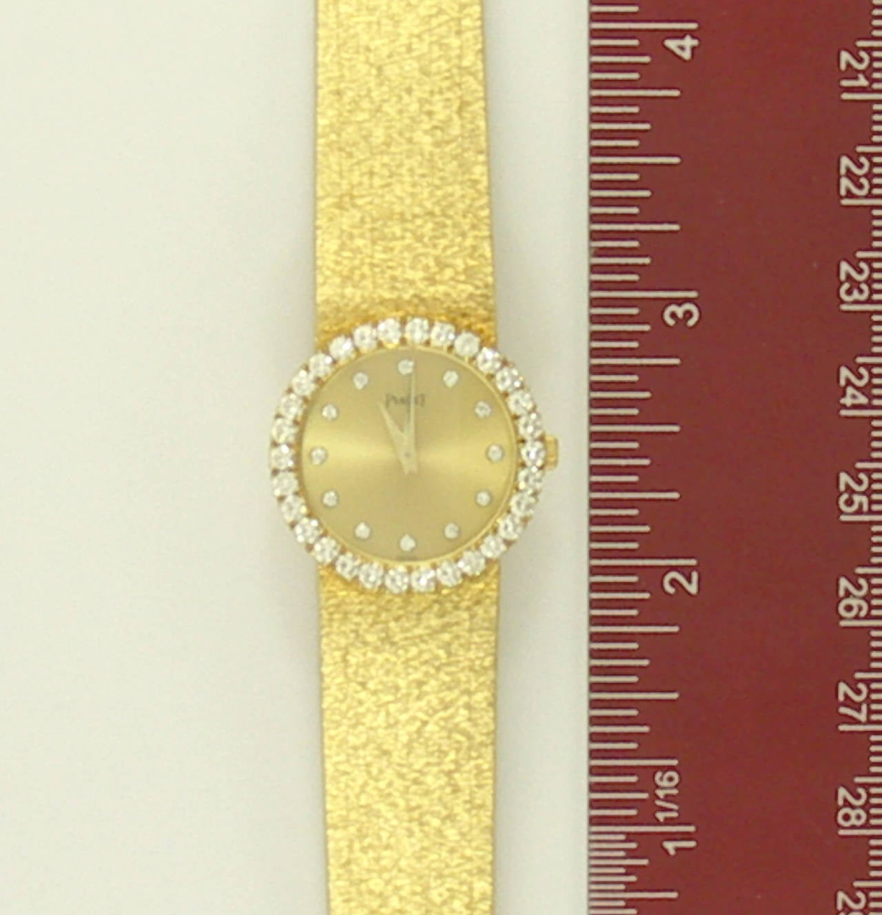 Piaget Lady's Yellow Gold Diamond Wristwatch 2